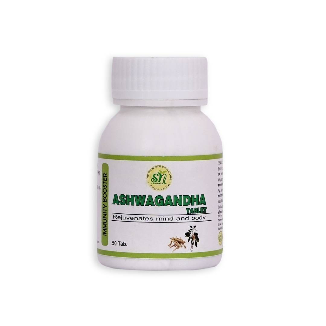 ASHWAGANDHA TABLET (50 Tablets) - SN HERBALS