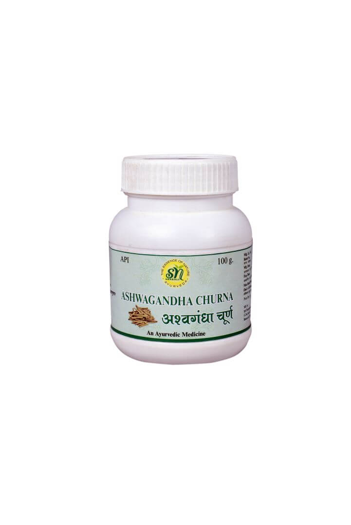 SN HERBALS  ASHWAGANDHA CHURNA Bottle of 100 GM