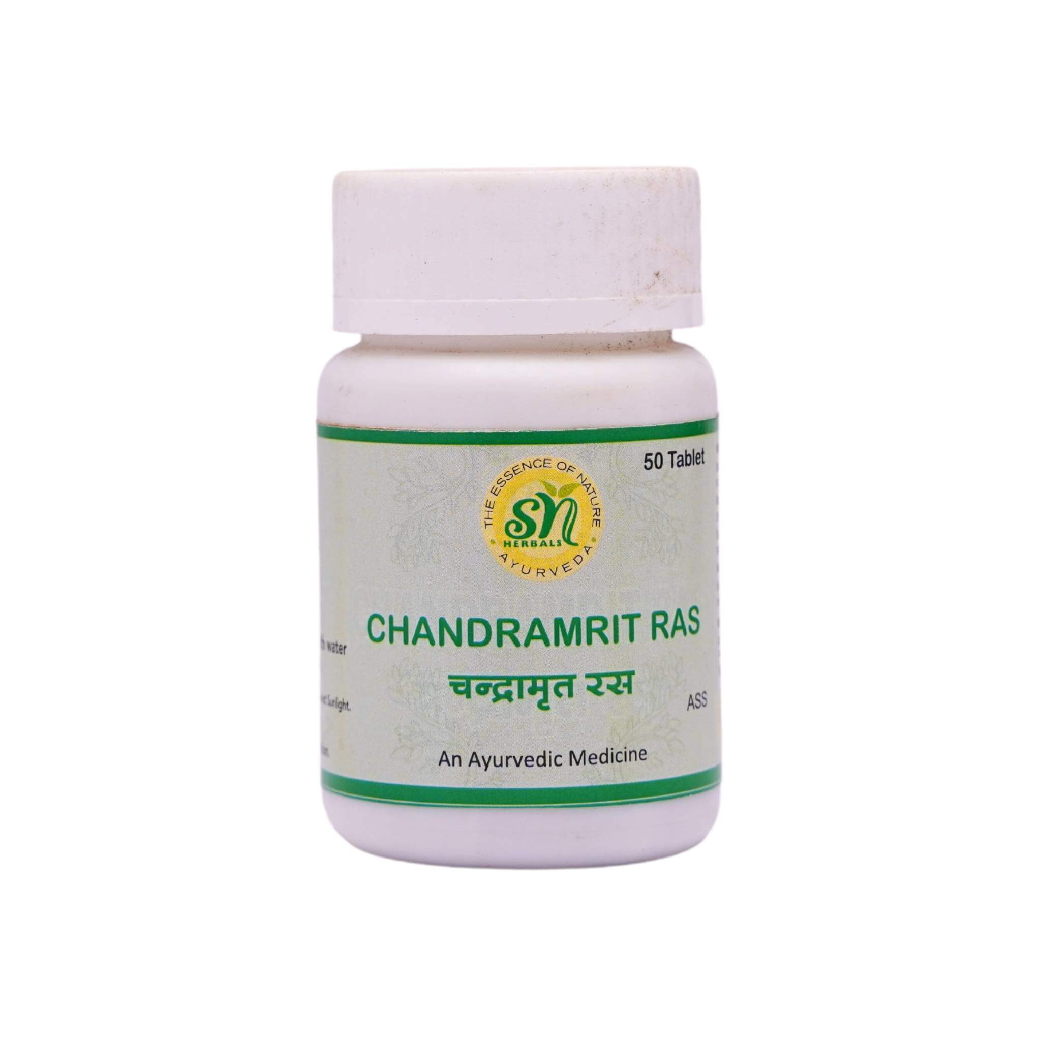 SN HERBALS CHANDRAMRIT RAS Bottle of 50 Tablet