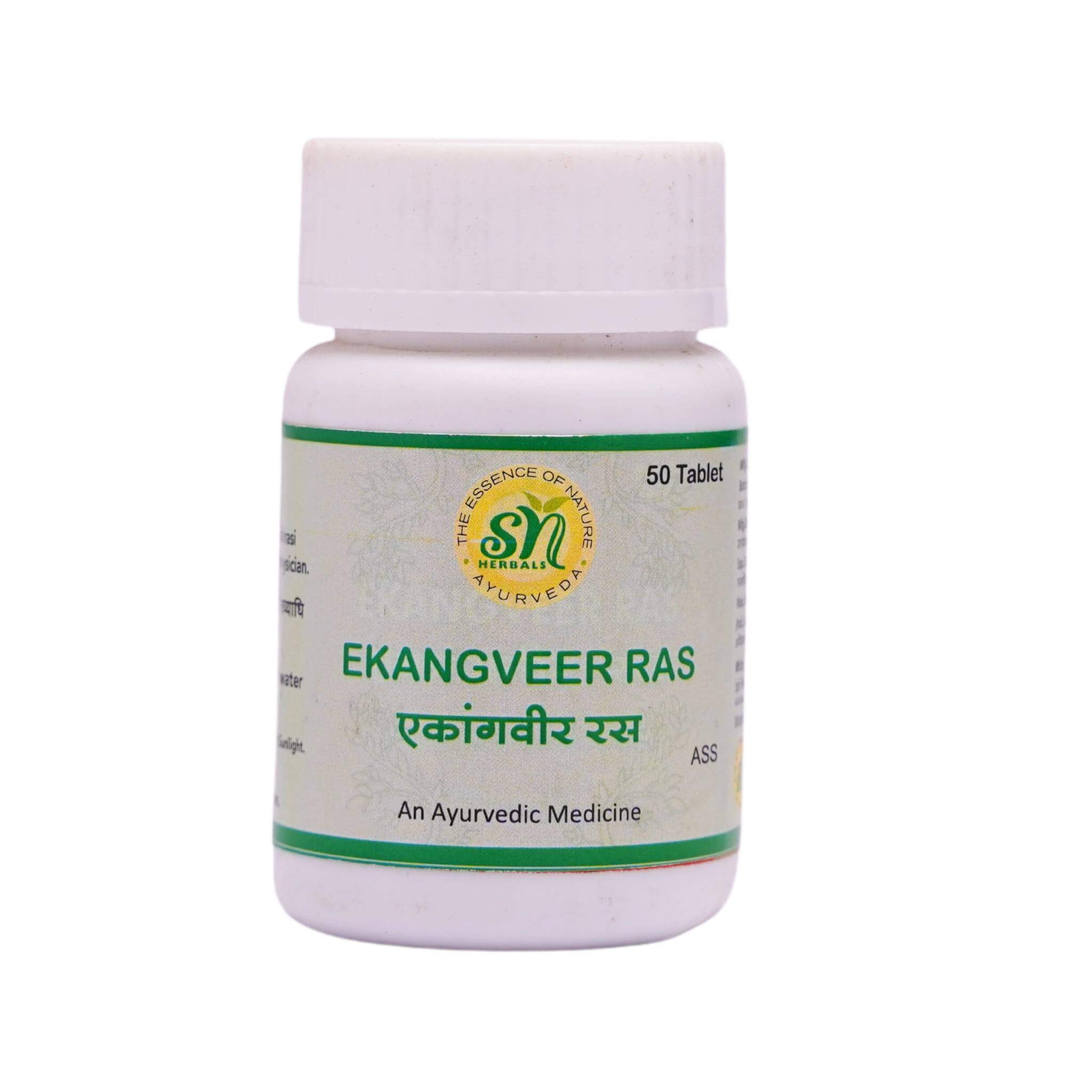 SN HERBALS  EKANGVEER RAS Bottle of 50 Tablet