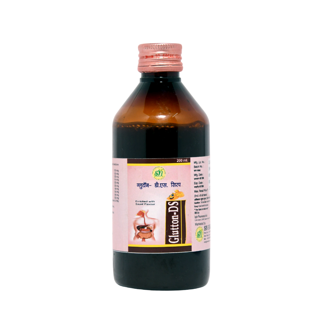 SN HERBALS  GLUTTON DS SYRUP Bottle of 200 ML