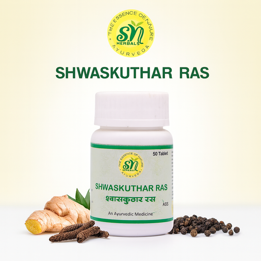 Shwaskuthar Ras Shwaskuthar Ras – Ayurvedic Asthma & Respiratory Tablets | SN Herbals ...