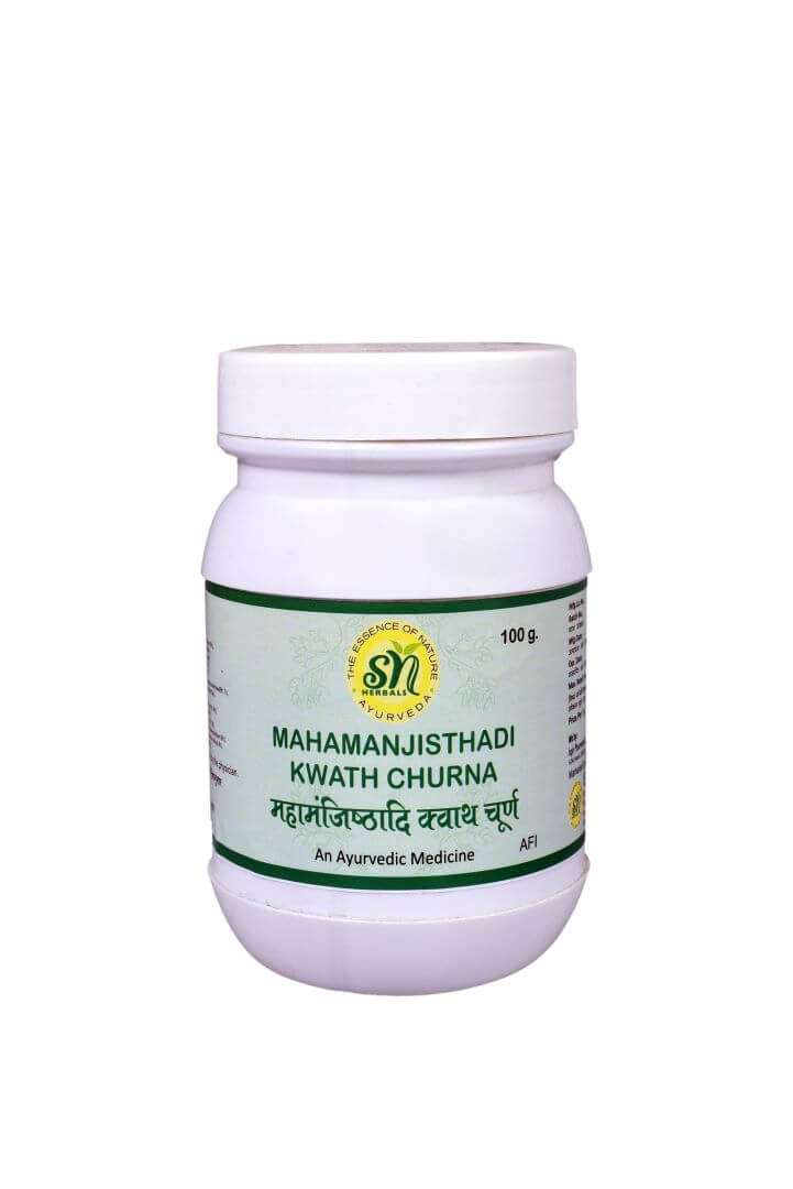 SN HERBALS  MAHAMANJISTHADI KWATH CHURNA Bottle of 100 GM