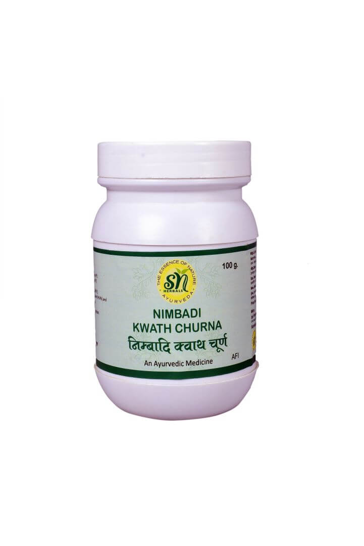 SN HERBALS  NIMBADI KWATH CHURNA Bottle of 100 Capsule