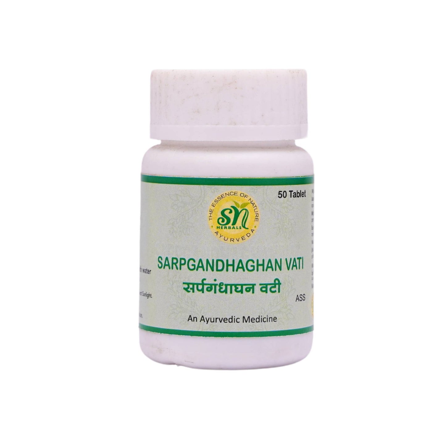 Sarpgandha Ghan Vati - SN HERBALS