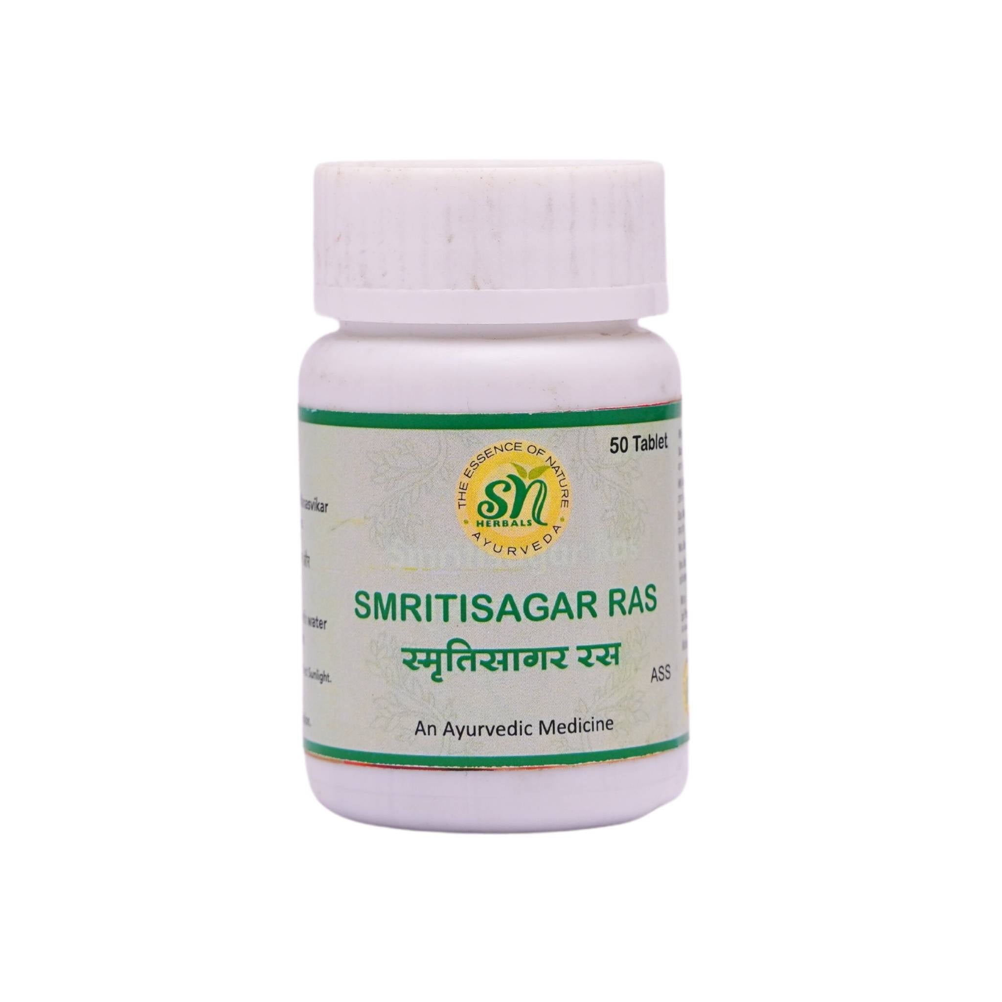 SN HERBALS SMRITISAGAR RAS Bottle of 50 Tablet