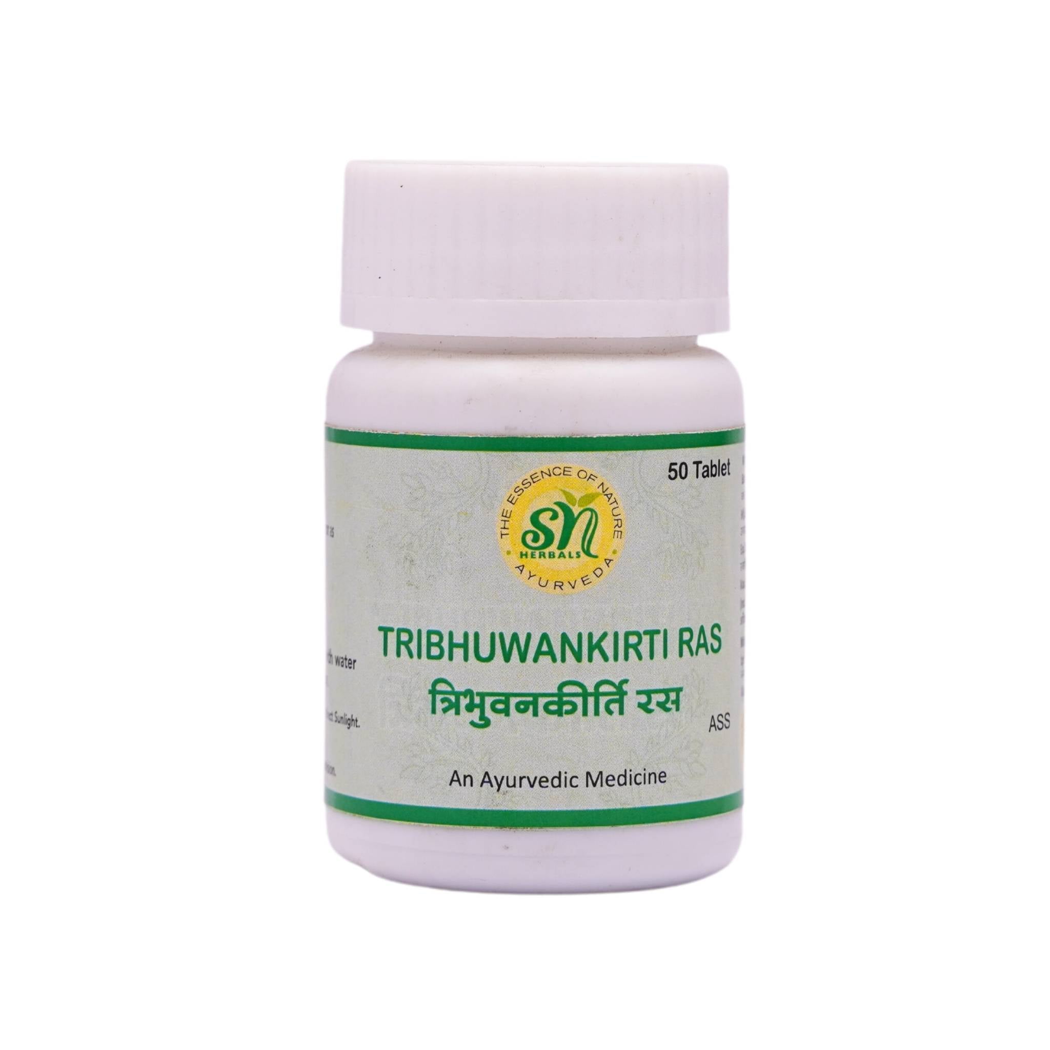 SN HERBALS TRIBHUWAN KRITI RAS Bottle of 50 Tablet